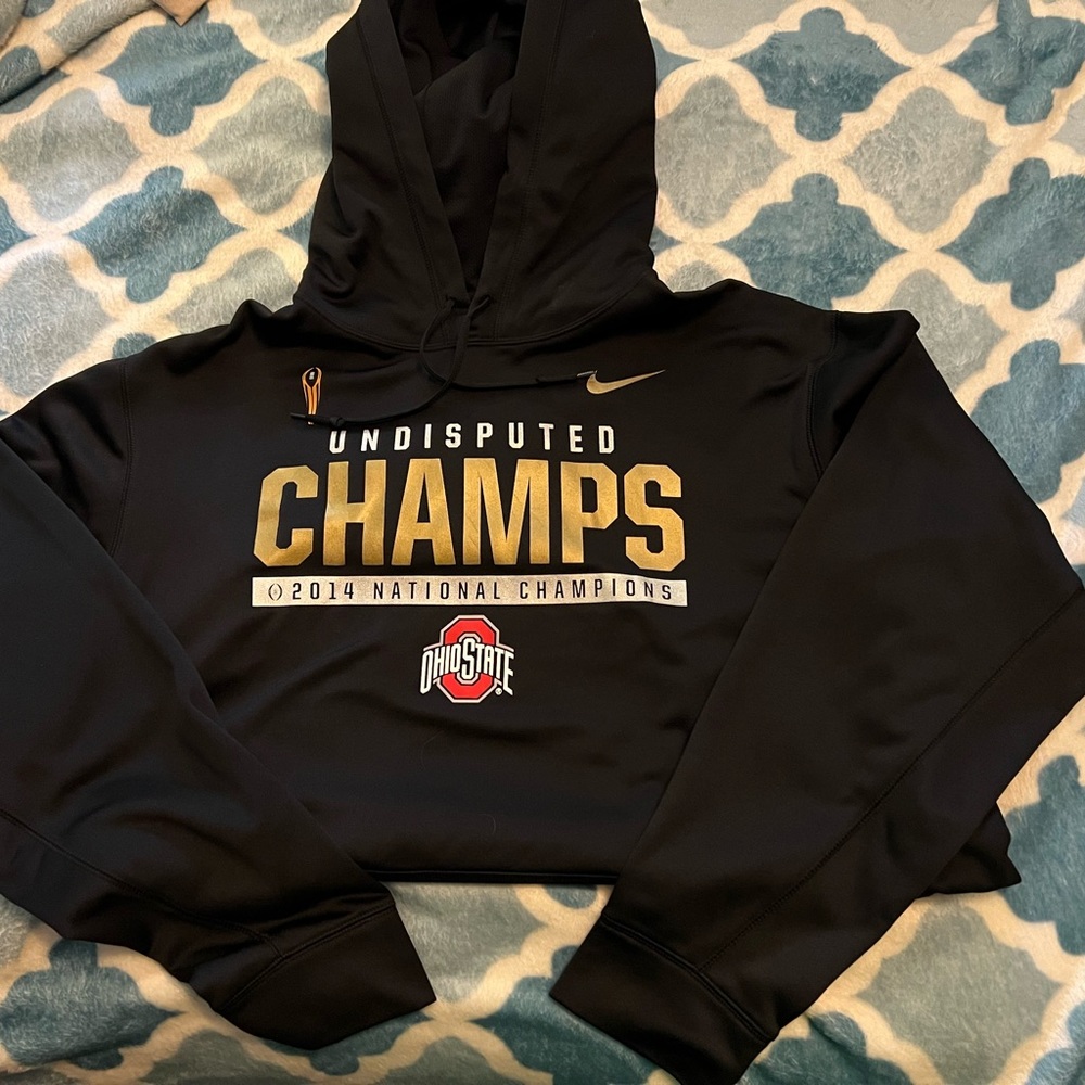 Nike, XXL, Ohio State 2014 National Championship Hoodie, EUC, rarely worn